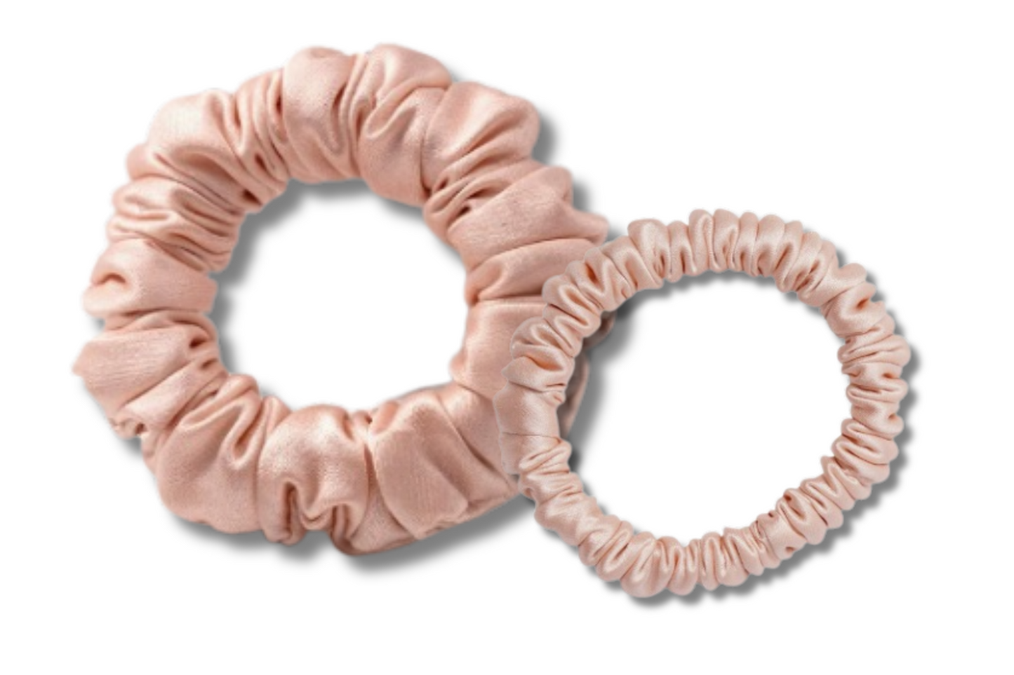 Scrunchie Haargummi set in Rosa